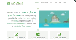 Desktop Screenshot of maximizeyourmoney.com